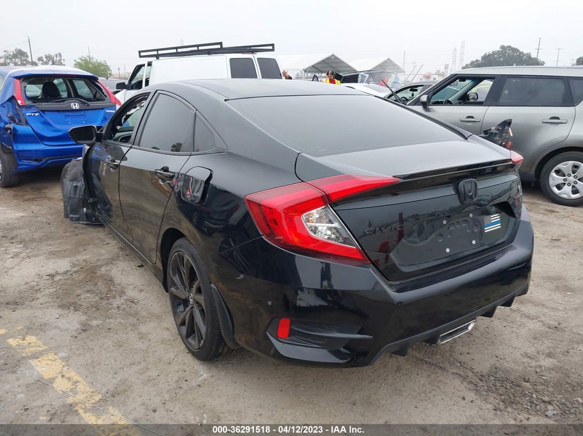 VIN 19XFC2F89LE203300 2020 HONDA CIVIC SEDAN SPORT
