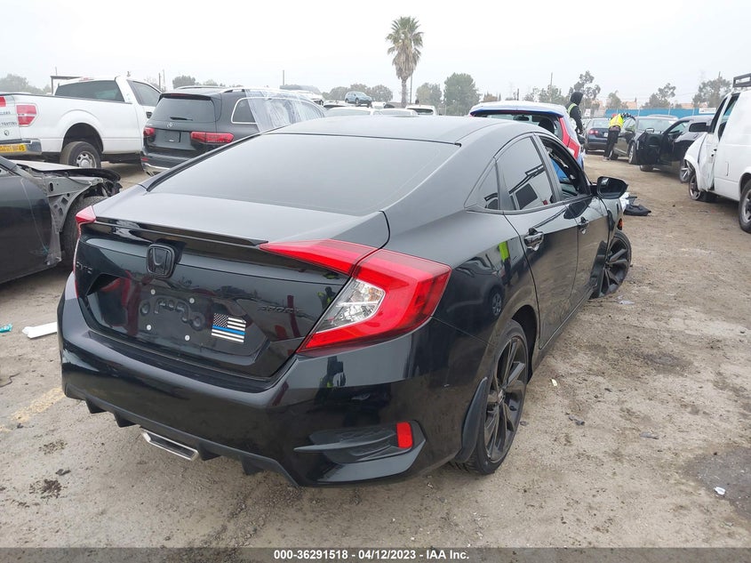 VIN 19XFC2F89LE203300 2020 HONDA CIVIC SEDAN SPORT