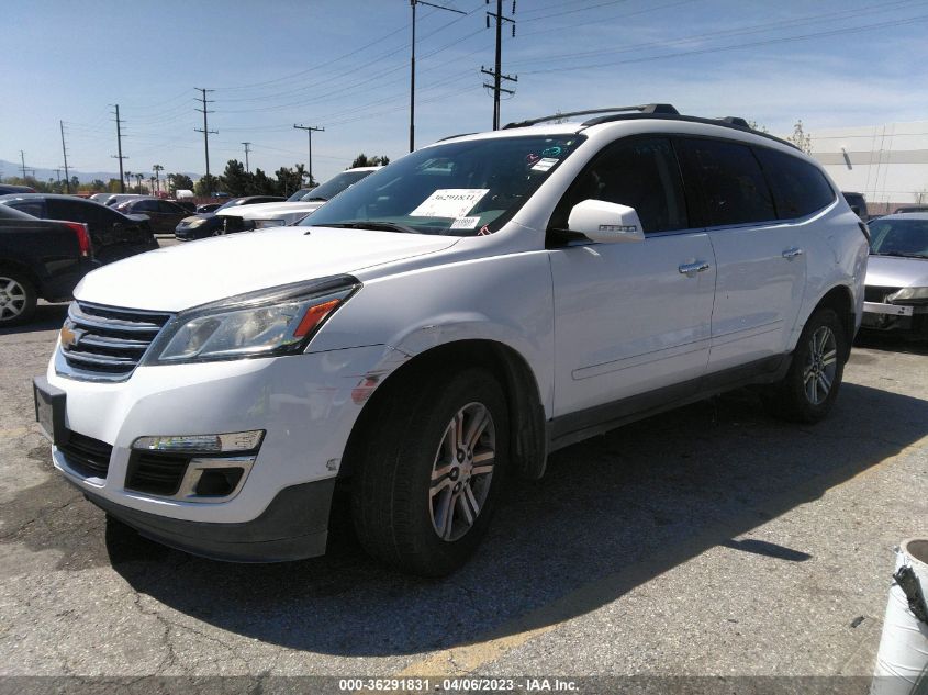 2017 CHEVROLET TRAVERSE LT - 1GNKRGKD7HJ208512