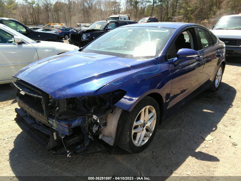 2016 FORD FUSION SE - 3FA6P0H77GR358882