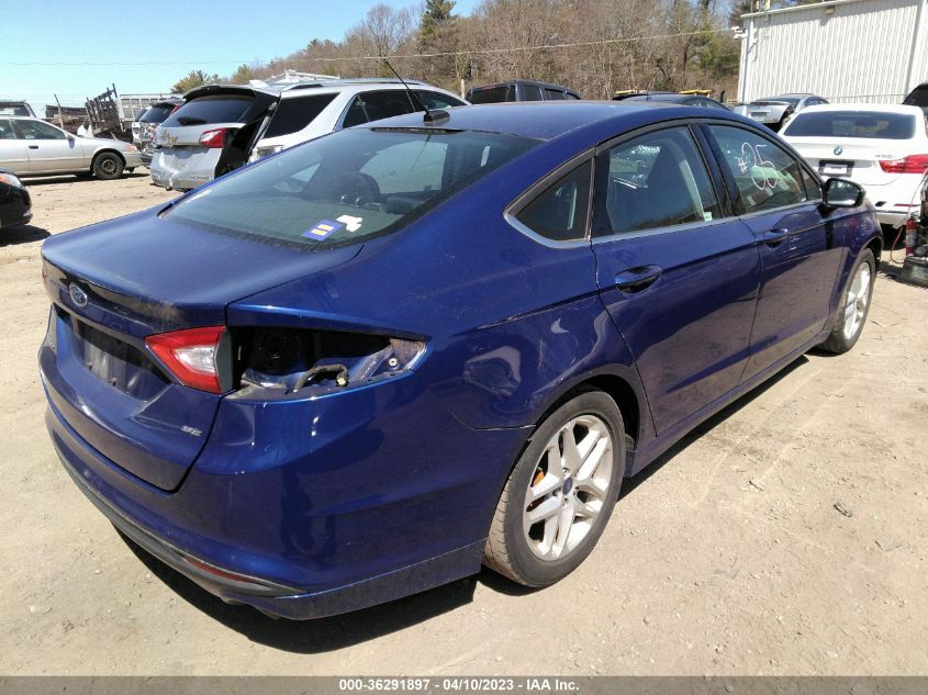 2016 FORD FUSION SE - 3FA6P0H77GR358882