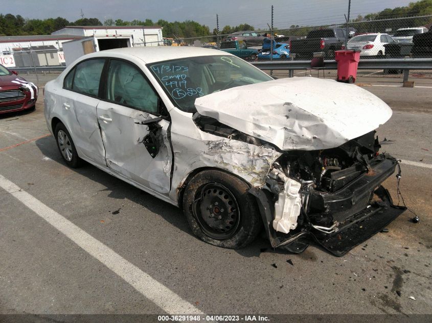 2014 VOLKSWAGEN JETTA SEDAN S - 3VW2K7AJ2EM304919