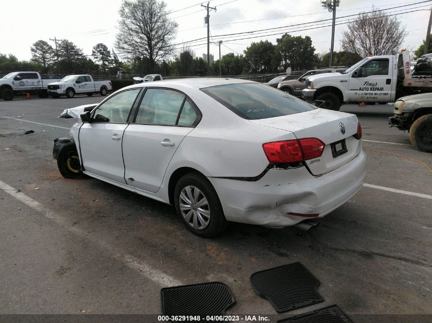 2014 VOLKSWAGEN JETTA SEDAN S - 3VW2K7AJ2EM304919