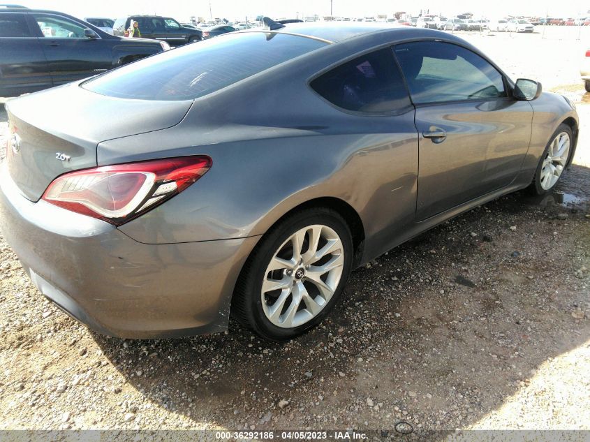 2013 HYUNDAI GENESIS COUPE 2.0T KMHHT6KD7DU080792