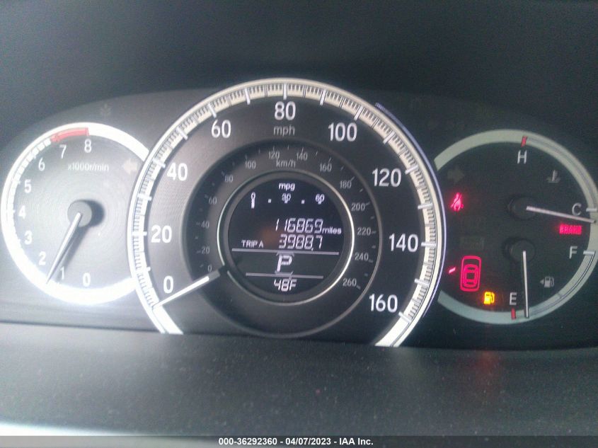 2016 HONDA ACCORD SEDAN EX-L - 1HGCR3F80GA034673