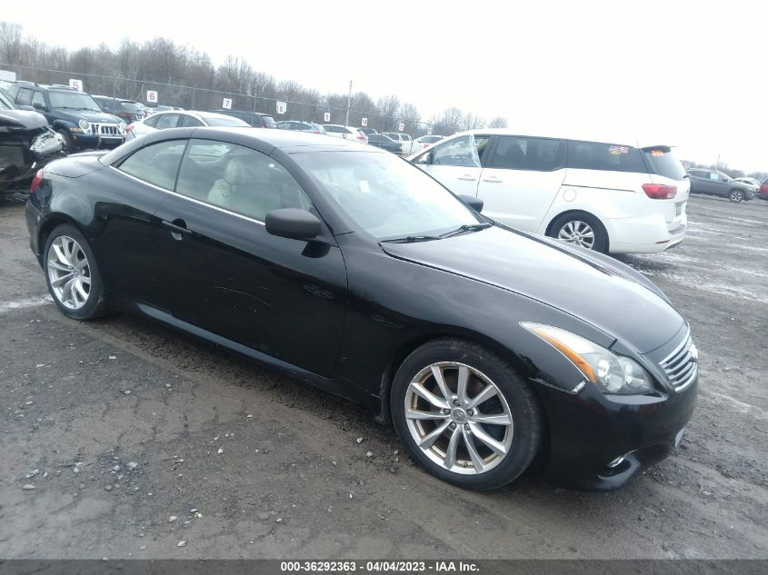 2013 INFINITI G37 CONVERTIBLE BASE - JN1CV6FE1DM772996
