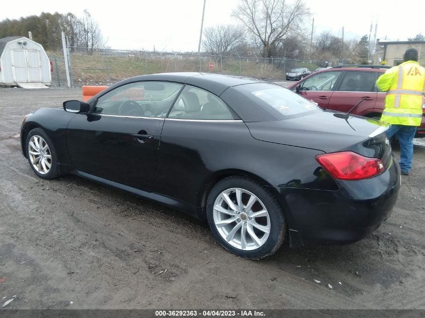 2013 INFINITI G37 CONVERTIBLE BASE - JN1CV6FE1DM772996