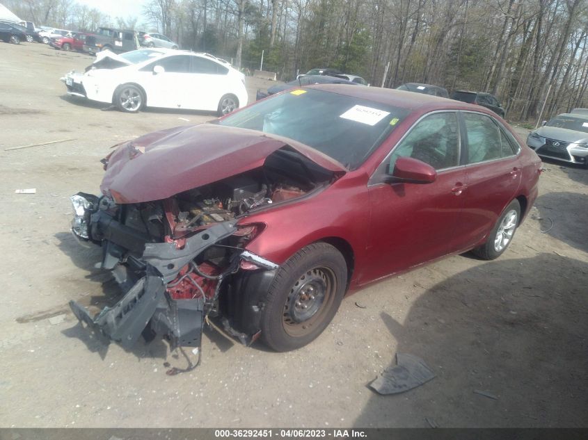 2016 TOYOTA CAMRY XLE/SE/LE/XSE - 4T1BF1FK1GU554250