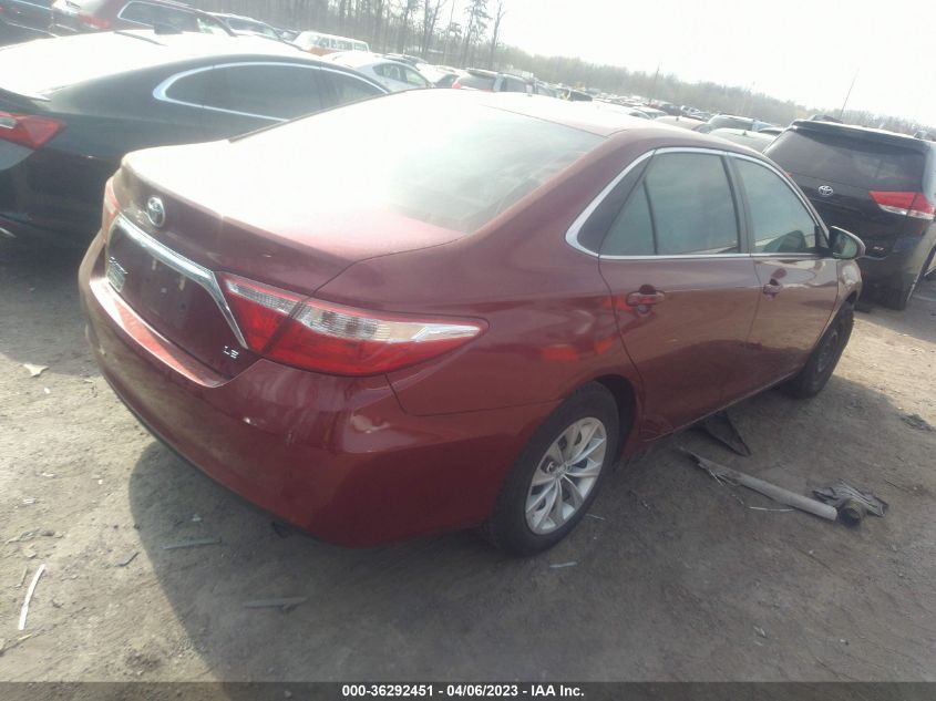 2016 TOYOTA CAMRY XLE/SE/LE/XSE - 4T1BF1FK1GU554250