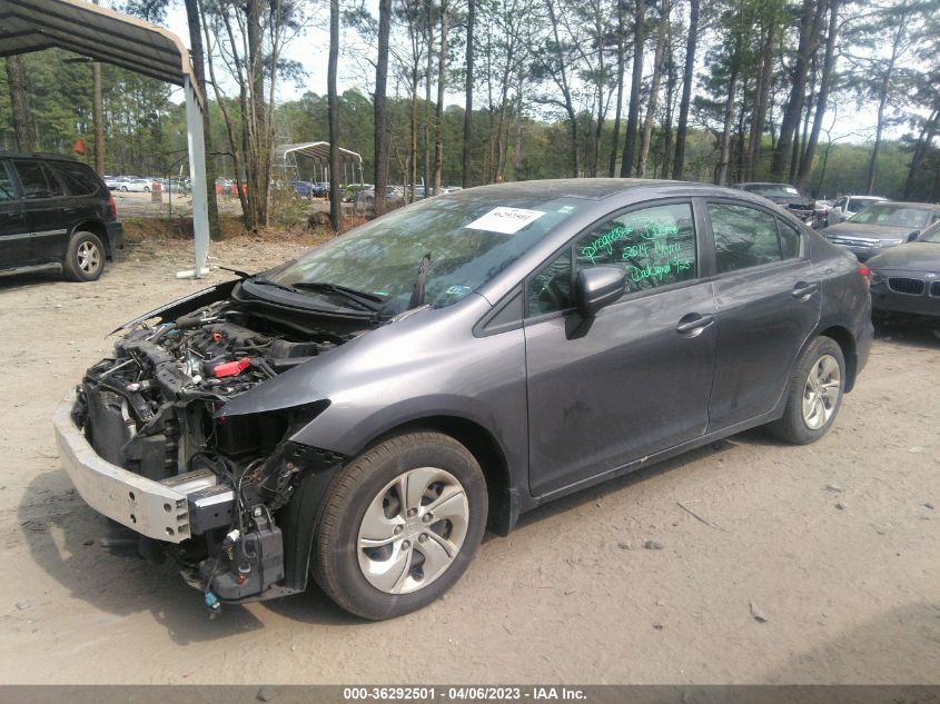 2014 HONDA CIVIC SEDAN LX - 19XFB2F55EE204777