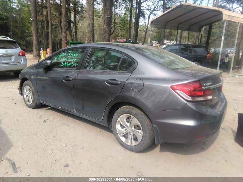 2014 HONDA CIVIC SEDAN LX - 19XFB2F55EE204777