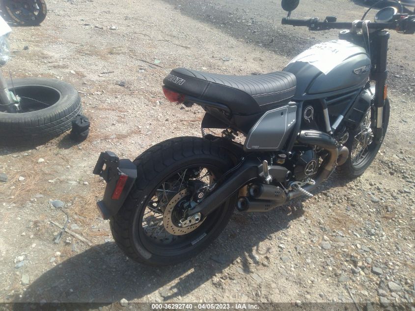 2022 DUCATI SCRAMBLER DESERT SLED ML0KAFPM6NT006134