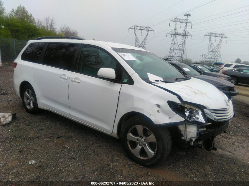 2017 TOYOTA SIENNA LE - 5TDKZ3DCXHS827257