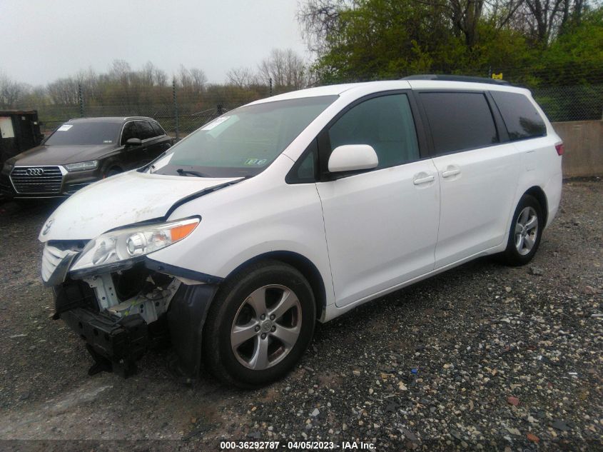 2017 TOYOTA SIENNA LE - 5TDKZ3DCXHS827257