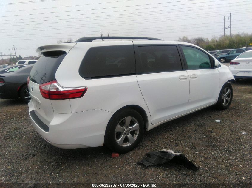 2017 TOYOTA SIENNA LE - 5TDKZ3DCXHS827257