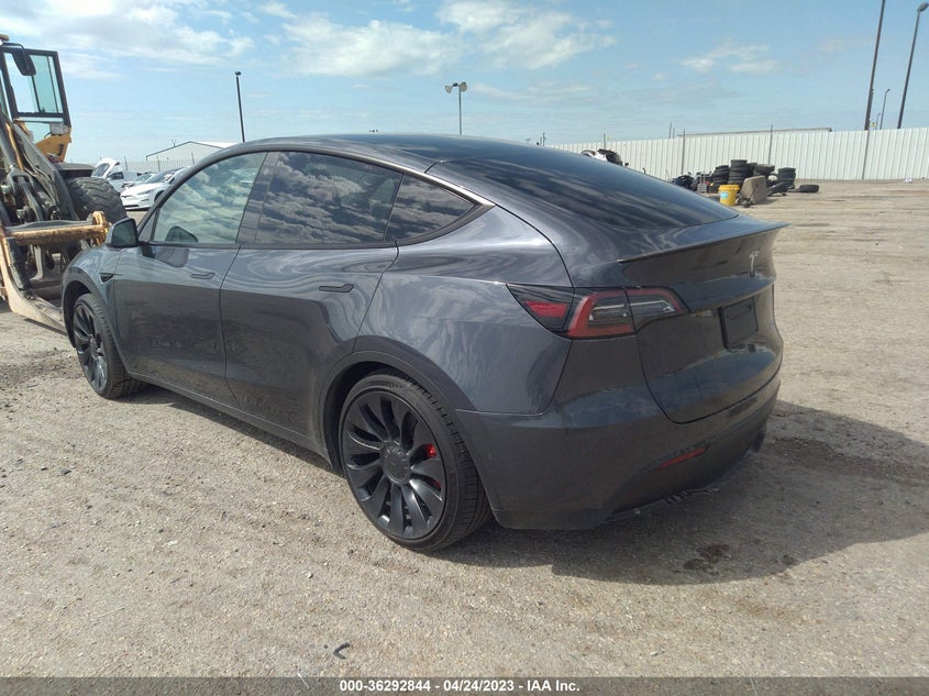 VIN 7SAYGDEF9NF454598 2022 TESLA MODEL Y PERFORMANCE