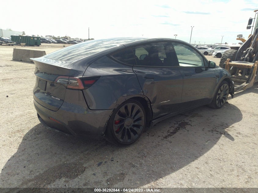 VIN 7SAYGDEF9NF454598 2022 TESLA MODEL Y PERFORMANCE