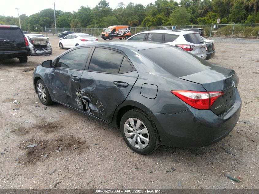 2015 TOYOTA COROLLA L/LE/S/S PLUS/LE PLUS - 2T1BURHE1FC274937