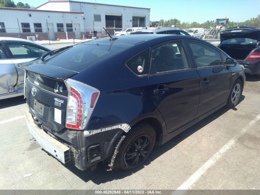 2014 TOYOTA PRIUS FOUR/FIVE/THREE/ONE/TWO - JTDKN3DU3E1797502