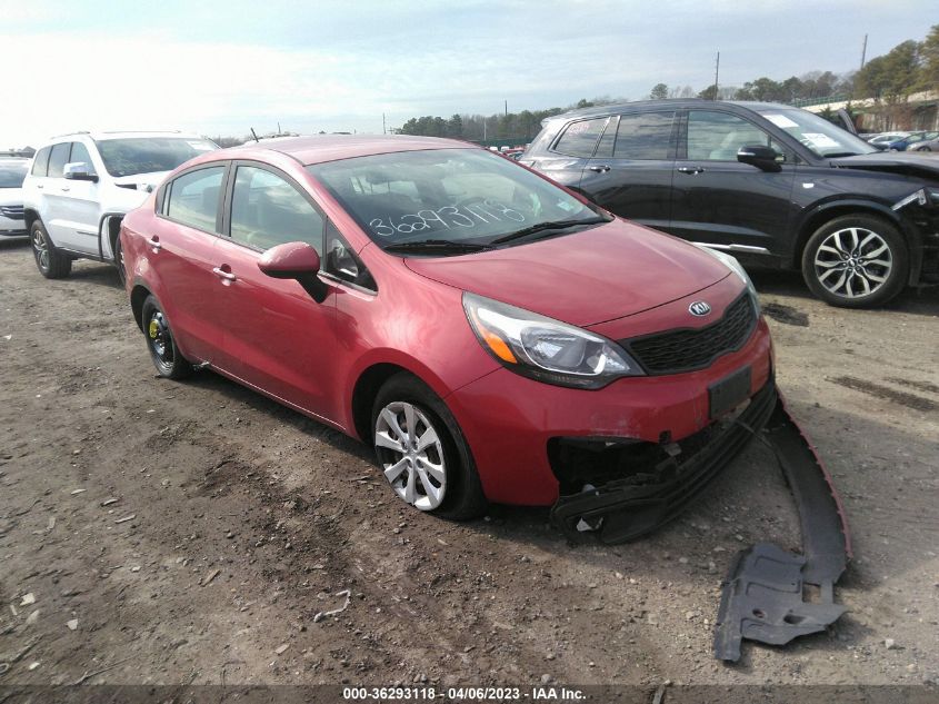 2015 KIA RIO LX - KNADM4A34F6506262