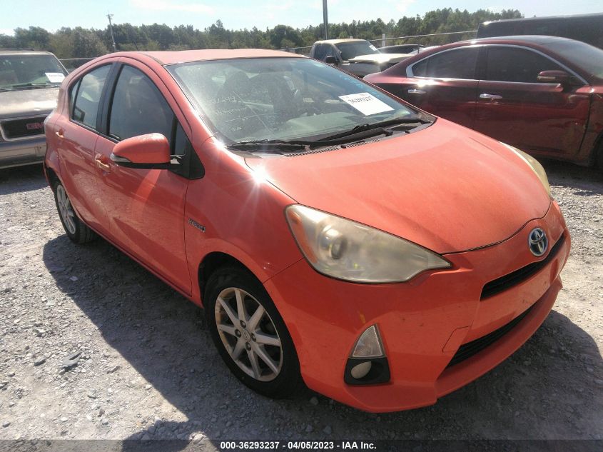 2013 TOYOTA PRIUS C ONE/TWO/THREE/FOUR - JTDKDTB37D1038959