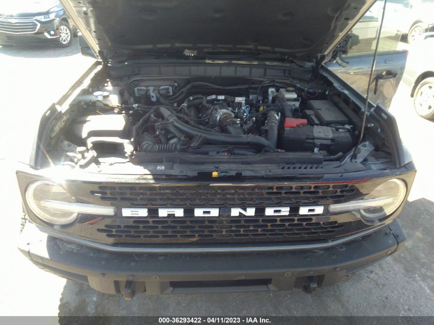 2022 FORD BRONCO BASE/BIG BEND - 1FMEE5DP5NLA73975