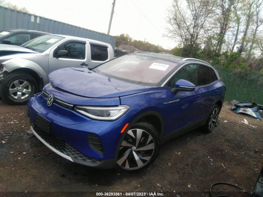 2022 VOLKSWAGEN ID.4 PRO S WVGUNPE24NP042526