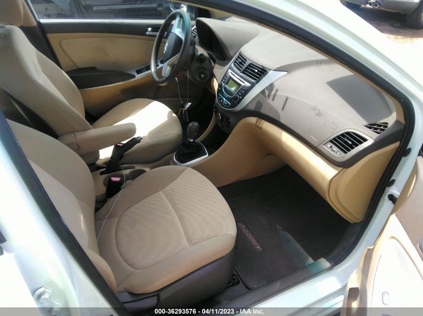 2013 HYUNDAI ACCENT GLS - KMHCT4AE7DU322327