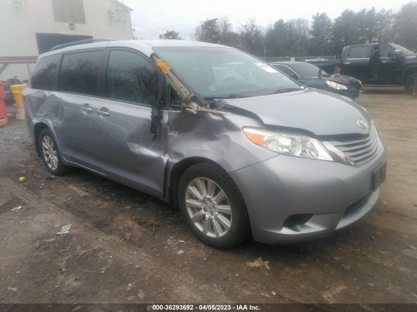 2017 TOYOTA SIENNA LE - 5TDJZ3DC6HS152499