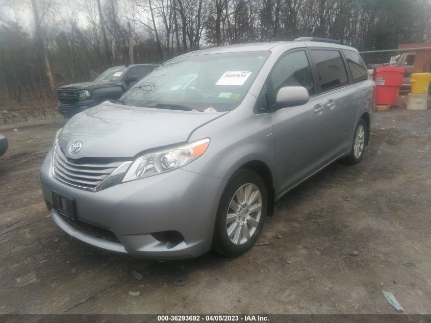 2017 TOYOTA SIENNA LE - 5TDJZ3DC6HS152499