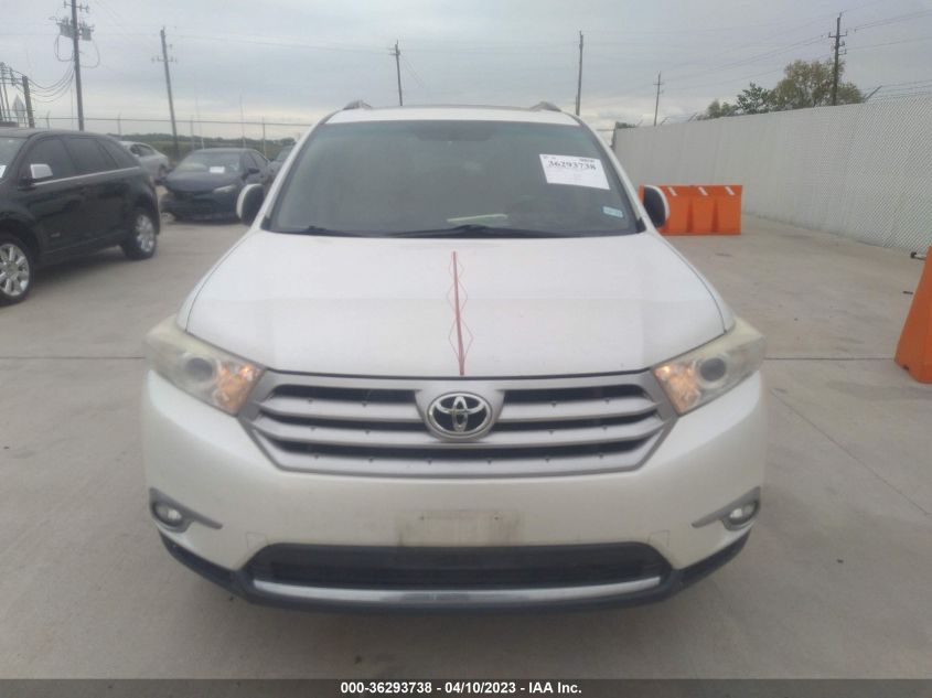 2013 TOYOTA HIGHLANDER LIMITED - 5TDYK3EH6DS111362