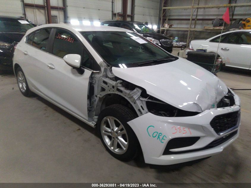 2017 CHEVROLET CRUZE LT - 3G1BE6SM6HS595804