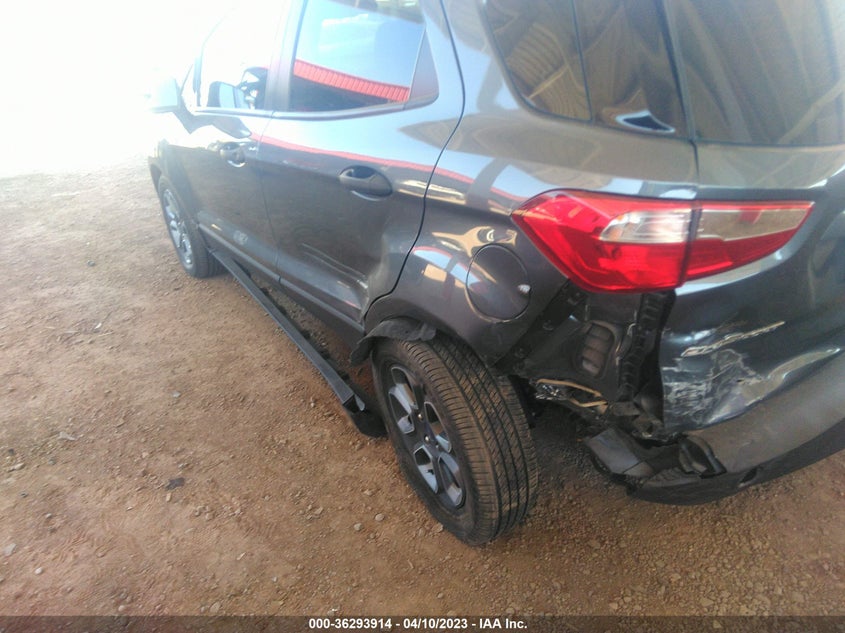 VIN MAJ3S2FE0MC408935 2021 FORD ECOSPORT S
