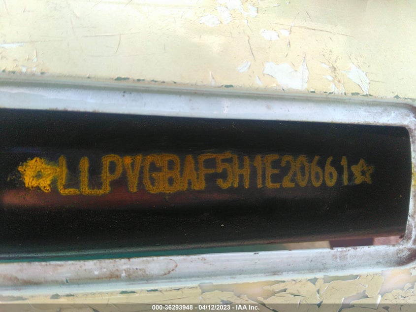 VIN LLPVGBAF5H1E20661 2017 JIAJ SCOOTER