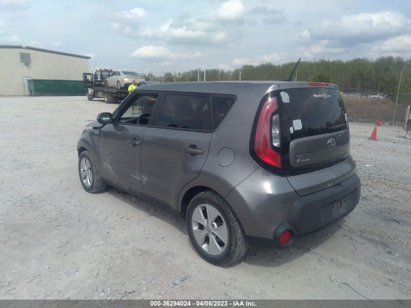 2015 KIA SOUL BASE - KNDJN2A28F7220861