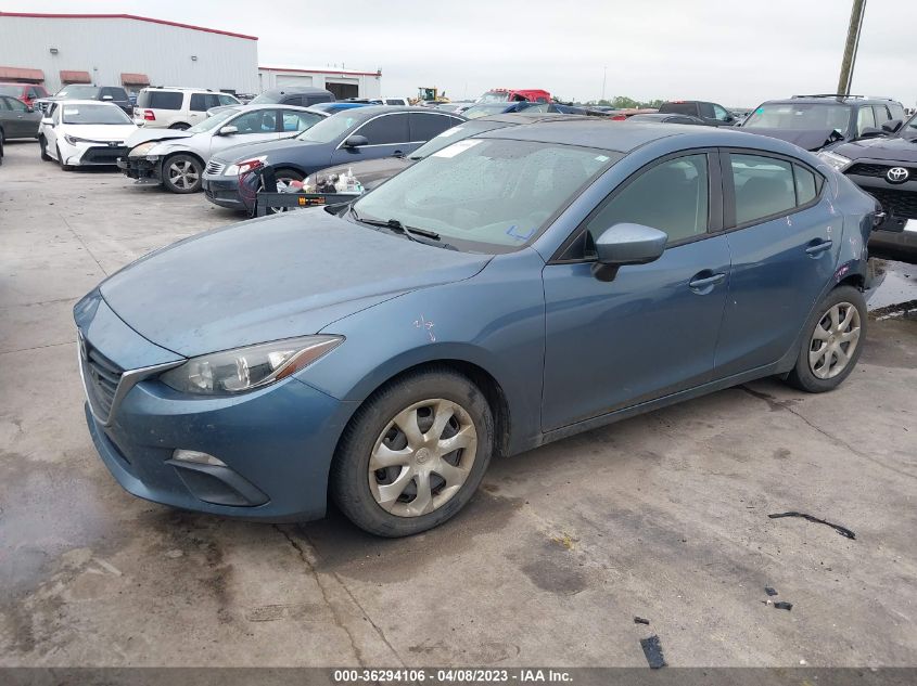 2015 MAZDA MAZDA3 I SPORT - 3MZBM1U76FM221065