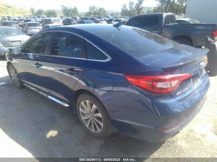 VIN 5NPE34AF2HH454028 2017 HYUNDAI SONATA SPORT