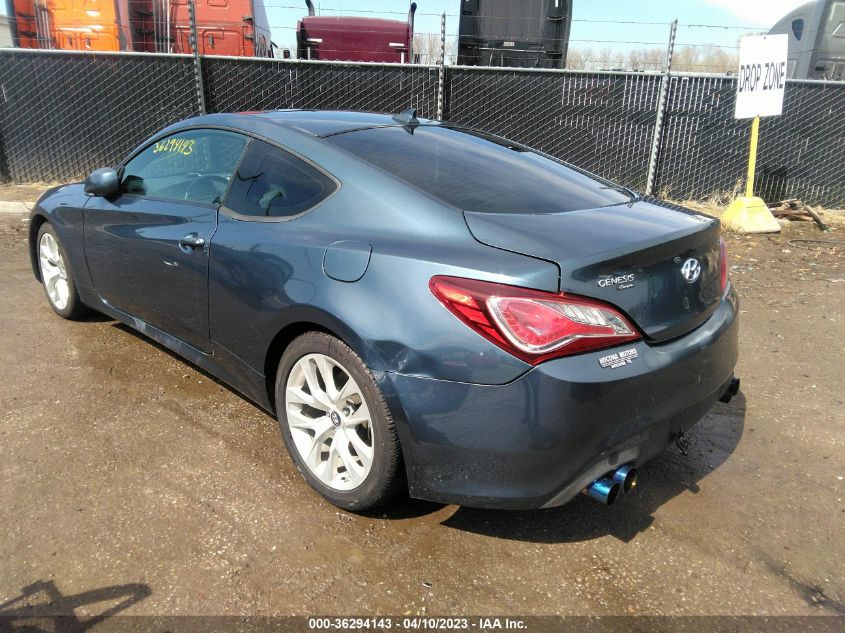 2013 HYUNDAI GENESIS COUPE 2.0T PREMIUM KMHHT6KD1DU094249
