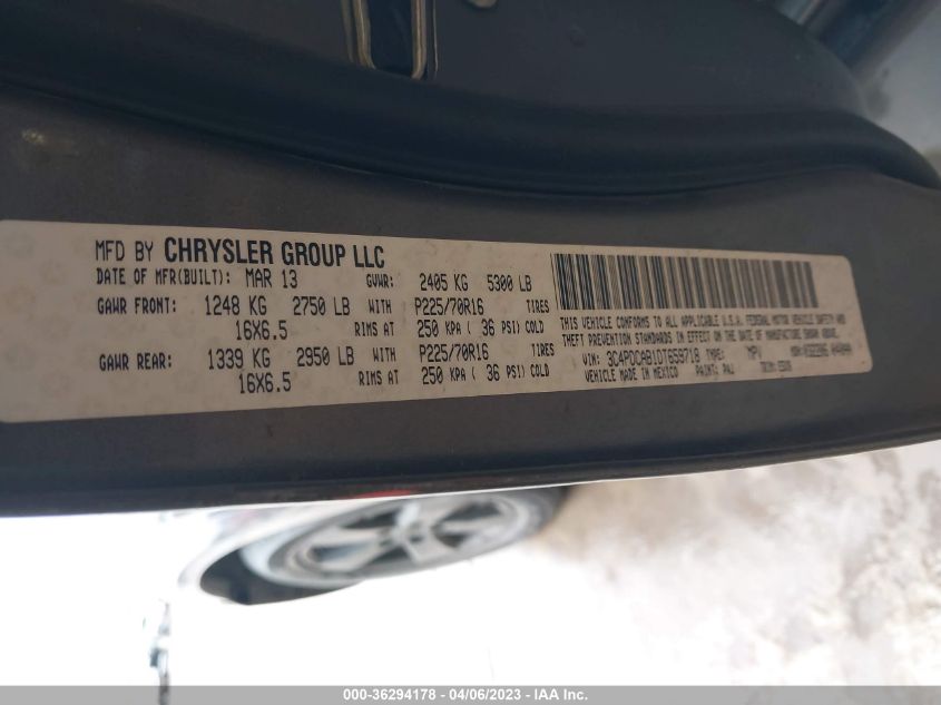 2013 DODGE JOURNEY AMERICAN VALUE PKG - 3C4PDCAB1DT659718
