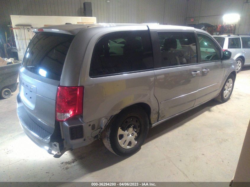 2015 DODGE GRAND CARAVAN SE - 2C4RDGBGXFR750874