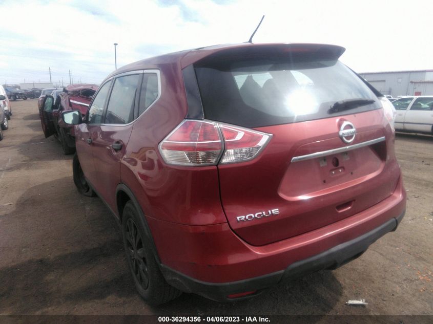 2016 NISSAN ROGUE SV/SL/S - KNMAT2MT4GP700519