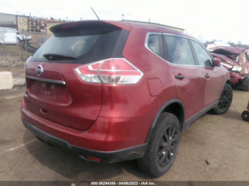 2016 NISSAN ROGUE SV/SL/S - KNMAT2MT4GP700519