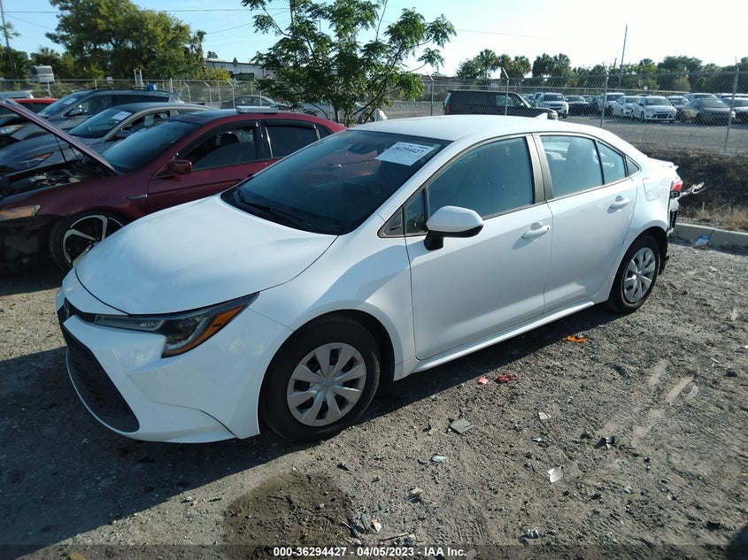 VIN 5YFDPRAE2LP142758 2020 TOYOTA COROLLA L