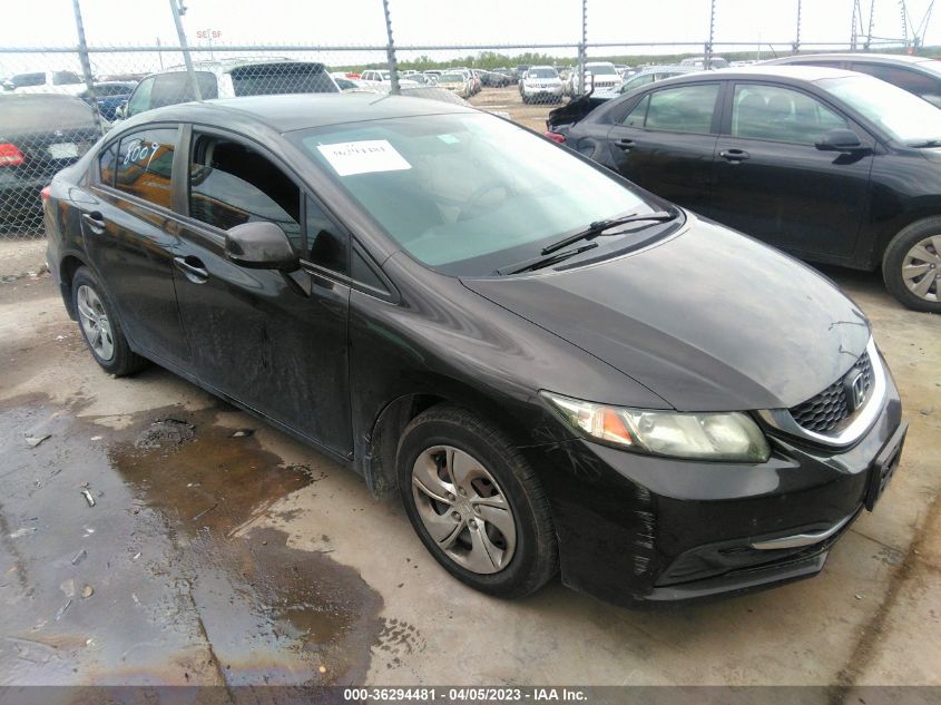 2013 HONDA CIVIC SDN LX - 19XFB2F58DE038009
