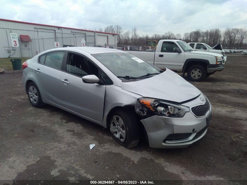 2016 KIA FORTE LX - KNAFK4A67G5465609