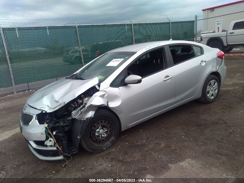 2016 KIA FORTE LX - KNAFK4A67G5465609