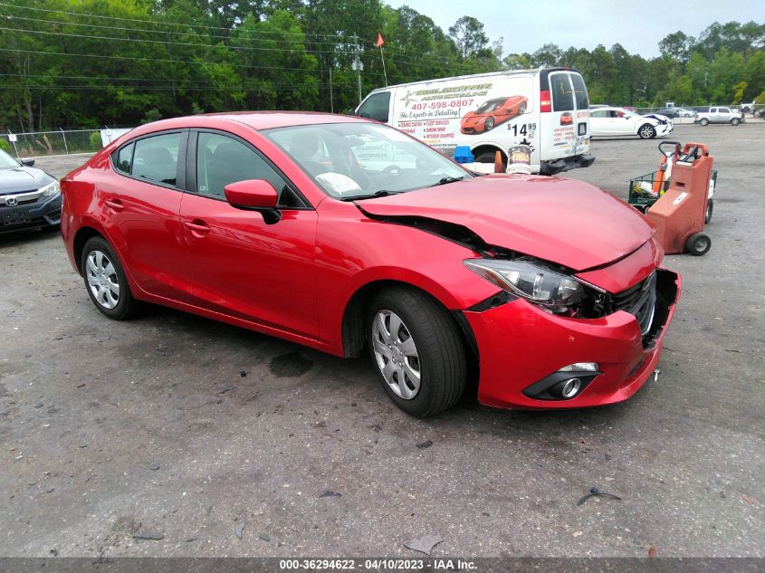 2015 MAZDA MAZDA3 I SPORT - 3MZBM1U79FM137287