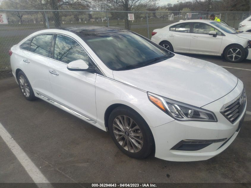 2015 HYUNDAI SONATA 2.4L LIMITED - 5NPE34AF7FH038019