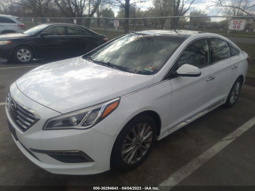 2015 HYUNDAI SONATA 2.4L LIMITED - 5NPE34AF7FH038019