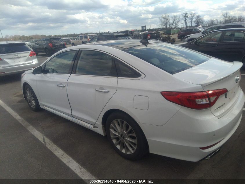 2015 HYUNDAI SONATA 2.4L LIMITED - 5NPE34AF7FH038019